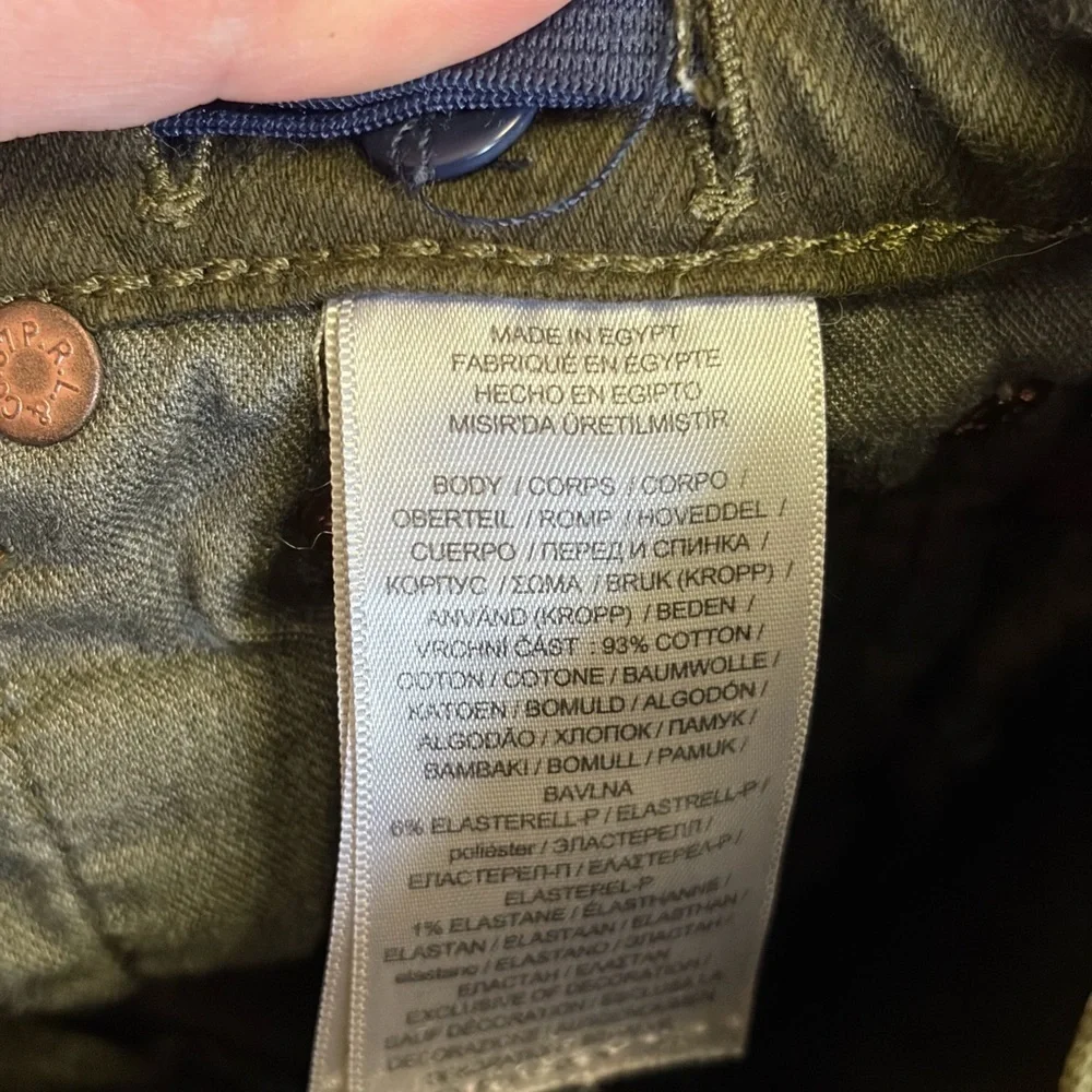 Ralph Lauren Polo Dark Green kids pants size 5